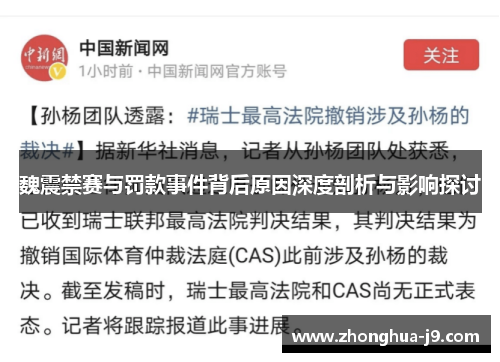 魏震禁赛与罚款事件背后原因深度剖析与影响探讨